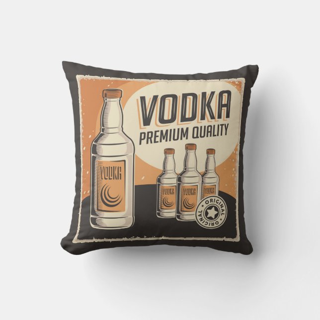 Cojín decorativo fiesta Retro Voka (Anverso)