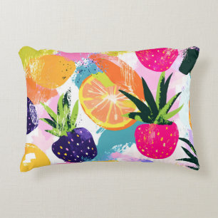 Cojín Decorativo Fiesta tropical de frutas de verano