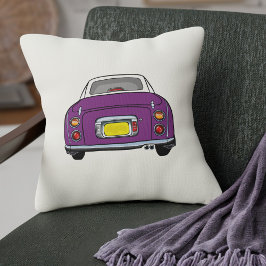 Cojín Decorativo Figaraciones Cute Purple Figaro Crema de coches