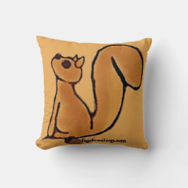 Cojín Decorativo figdewdrop Squirrel sit Throw Pillow