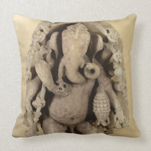 Cojín Decorativo Figura de Ganapati, dinastía de Chandella (piedra