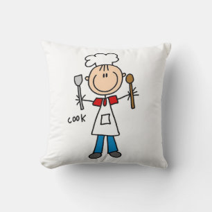 Cojín Decorativo Figura de Palito Cocinero