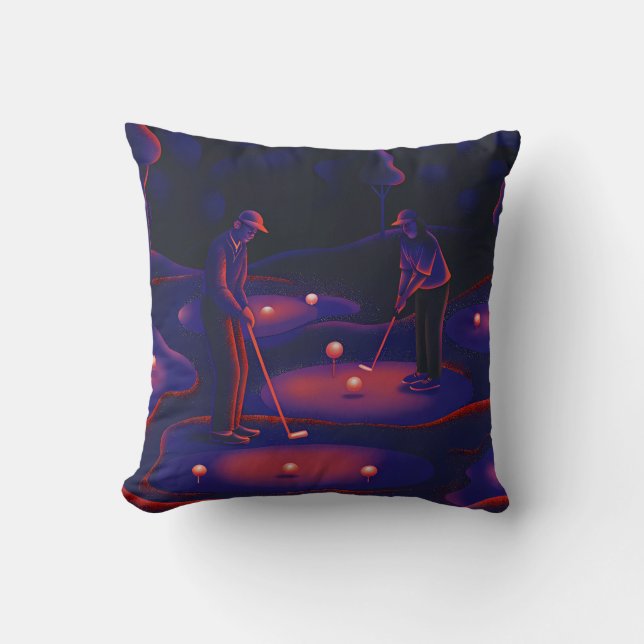 Cojín Decorativo Figures Reaching for Celestial Bodies (Anverso)