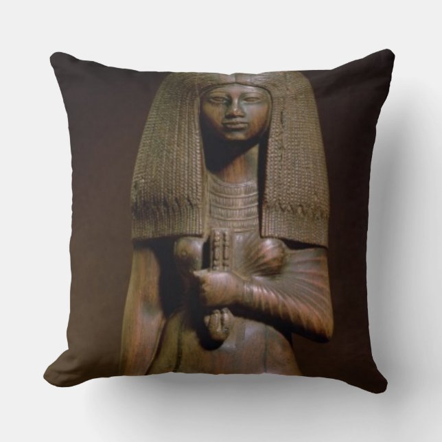 Cojín Decorativo Figurilla del Tuya, cabeza del harem del minuto, N (Anverso)