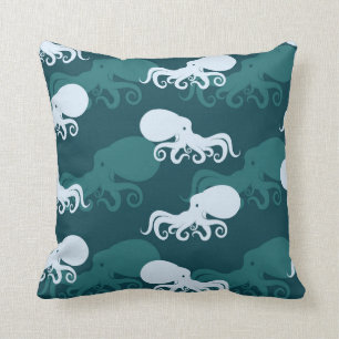 Cojín Decorativo Filas del modelo del pulpo