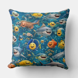 Cojín Decorativo Filing sea creatures decorative