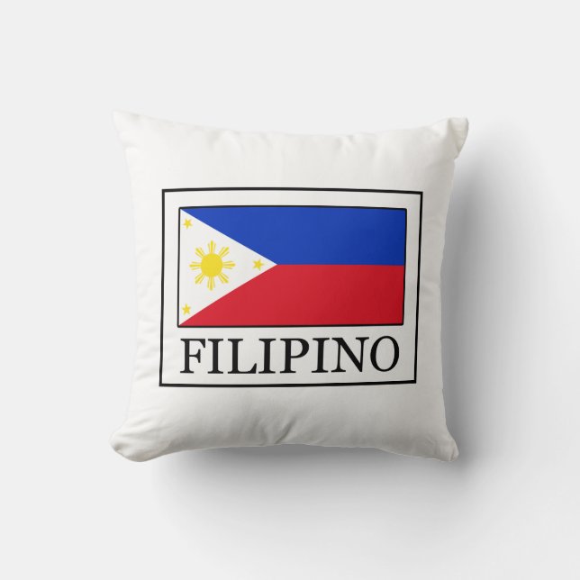 Cojín Decorativo Filipino (Anverso)
