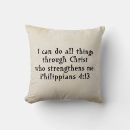 Cojín Decorativo filipinos de la escritura 4:13