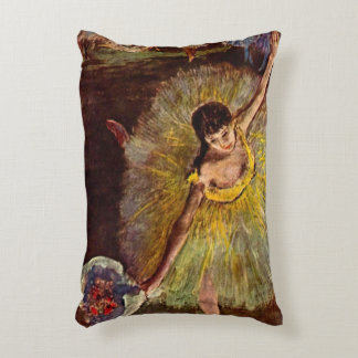 Cojín Decorativo Fin de arabesco por Edgar Degas, Ballet Vintage