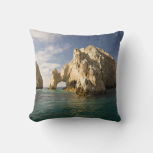 Cojín Decorativo Fin de la Tierra, El Arco cerca de Cabo San Lucas,