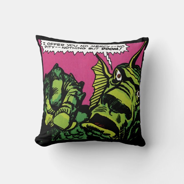 Cojín decorativo "Fin Fang Foom" (Anverso)