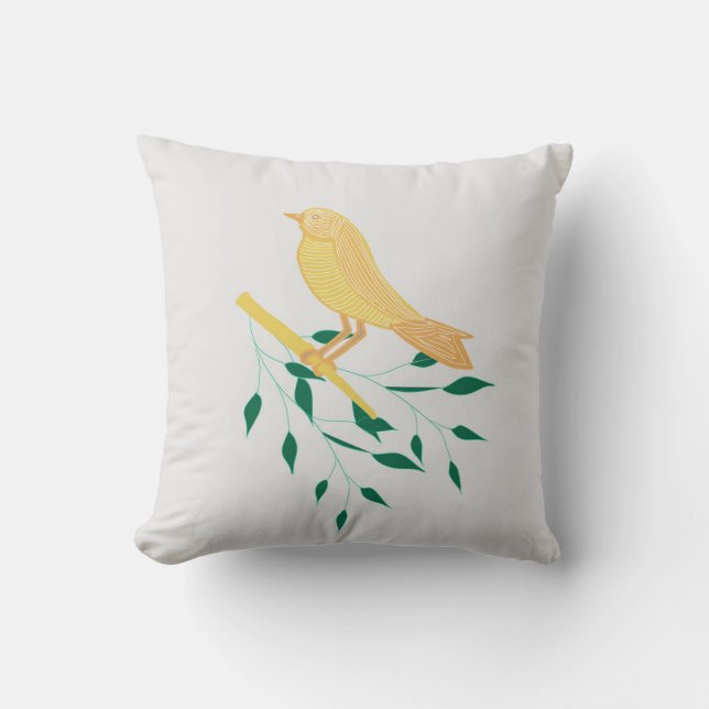 Cojín Decorativo Finca amarilla (Anverso)