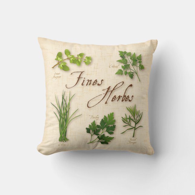 Cojín Decorativo Fines Herbes Pillow (Anverso)