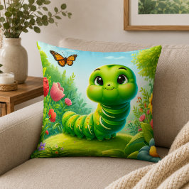 Cojín Decorativo Finge que soy una oruga Adultos Niños 
