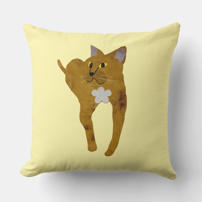Cojín Decorativo Fiona the Cat Throw Pillow (Anverso)