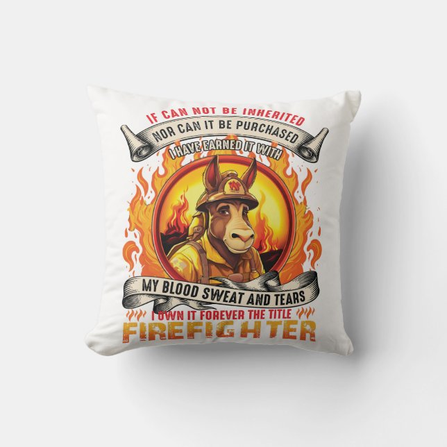 Cojín Decorativo Fireman Donkey (Anverso)