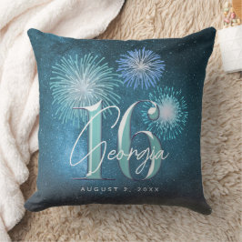 Cojín Decorativo Fireworks Sweet 16 Teal ID984