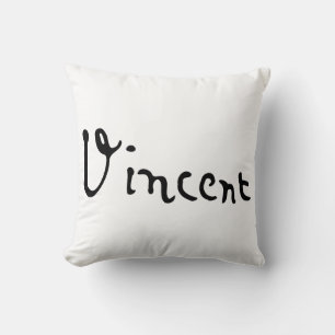 Cojín Decorativo Firma de Vincent Van Gogh
