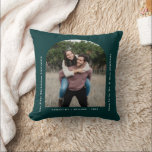 Cojín Decorativo First Christmas Engaged Couples Photo Arch<br><div class="desc">Add a cozy and romantic touch to your holiday décor with this First Christmas Engaged photo arch throw pillow. Featuring your favorite couple photo in a modern arch design, it’s a beautiful way to celebrate your first holiday season as FIANCÉS. Perfect for gifting, decorating your home, or commemorating your engagement,...</div>