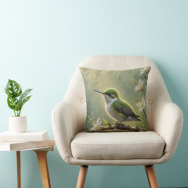 Cojín Decorativo First Light Kin Hummingbird Throw Pillow