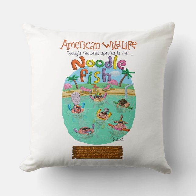 Cojín Decorativo Fish Noodle (Anverso)