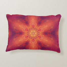 Cojín Decorativo Flamante Fiery Phoenix Quemando Copo de Nieve