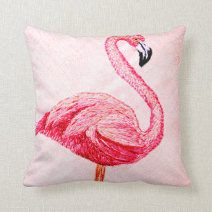 Cojín Decorativo Flamenco bordado