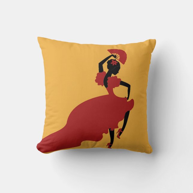 Cojín Decorativo Flamenco Dancer (Anverso)