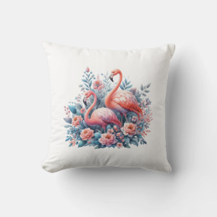 Cojín Decorativo Flamenco Rosa Sublimación