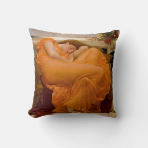 Cojín Decorativo Flaming June (por Frederic Leighton)