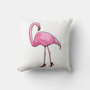 Cojín Decorativo Flamingo con tacones altos