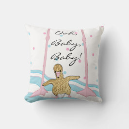 Cojín decorativo Flamingo cuadrado de 16"