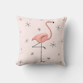 Cojín Decorativo Flamingo Cuadrado rosa devuelto