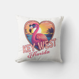 Cojín Decorativo Flamingo de Key West Florida