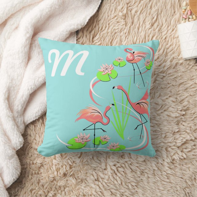 Cojín Decorativo Flamingo Fandango Trio letra multi-back (Manta)