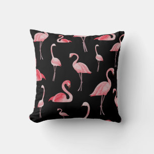 Cojín Decorativo Flamingo Flock: Diseño sin costura
