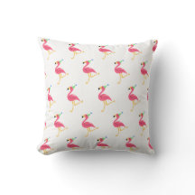 Flamingo lanzar Pillow