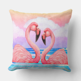 Cojín Decorativo Flamingo Lovers