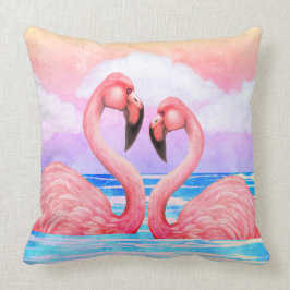 Cojín Decorativo Flamingo Lovers