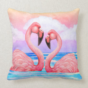 Cojín Decorativo Flamingo Lovers