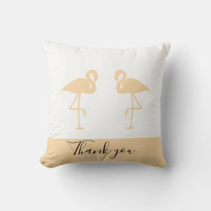 Cojín Decorativo Flamingo moderno, gracias