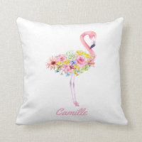 Flamingo Nursera Personalizado Pillow