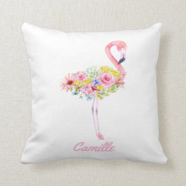 Cojín Decorativo Flamingo Nursera Personalizado Pillow