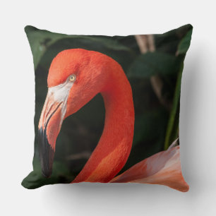 Cojín Decorativo Flamingo rosa brillante
