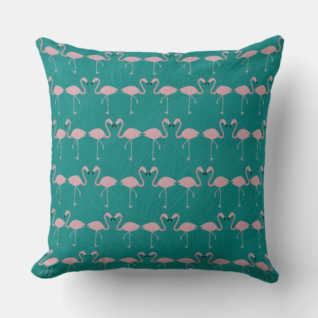Cojín decorativo Flamingos (Anverso)
