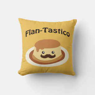 Cojín Decorativo ¡Flan-Tastico! Flan Bonito