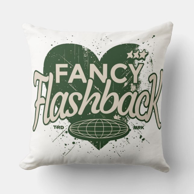 Cojín Decorativo Flashback de brillo (Anverso)