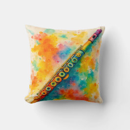 Cojín Decorativo Flauta acuática vibrante