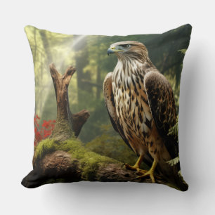 Cojín Decorativo Flcon Animal Bird Wildlife Wilderness Colorness