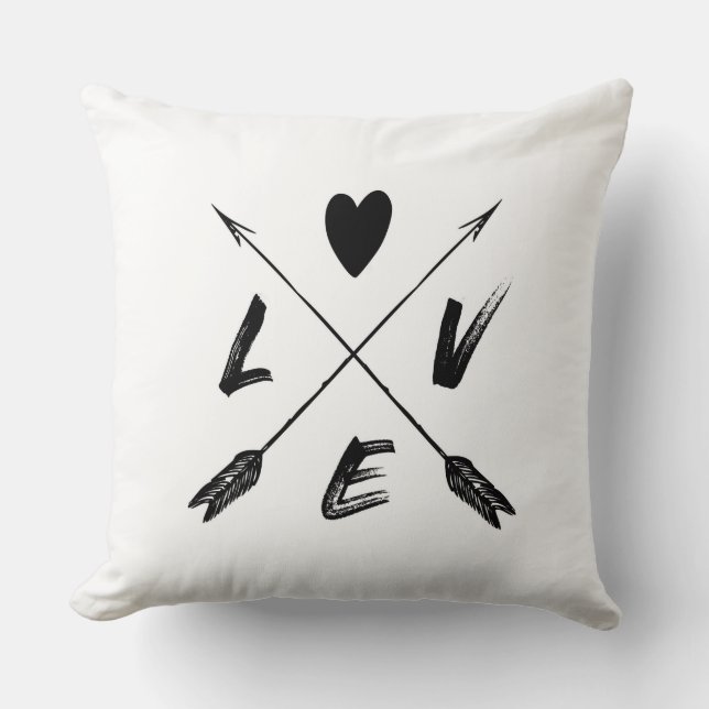 Cojín Decorativo Flechas de amor (Anverso)